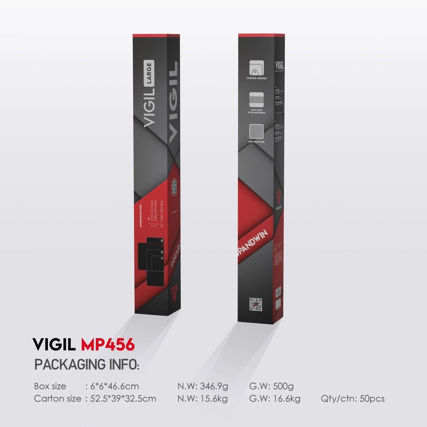 Fantech vigil mp356 gaming mouse pad