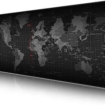 Gaming mouse pad world map