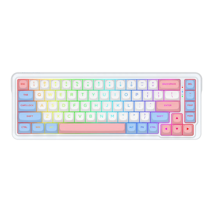 Redragon k709 pro 65% wireless gasket rgb gaming keyboard 68 keys hot-swap