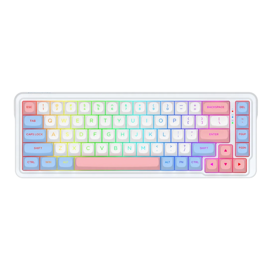 Redragon k709 pro 65% wireless gasket rgb gaming keyboard 68 keys hot-swap