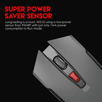 Raigor ii wg10 wireless 2.4ghz pro-gaming mouse