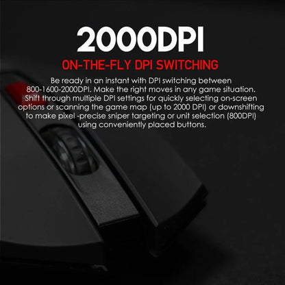 Raigor ii wg10 wireless 2.4ghz pro-gaming mouse