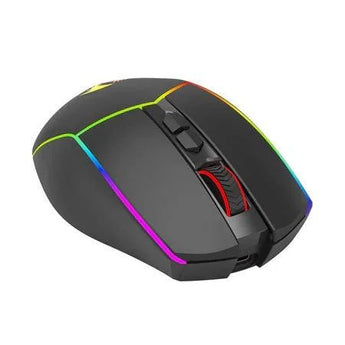Redragon axe pro m814rgb 3 modes connections gaming mouse