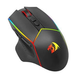 Redragon axe pro m814rgb 3 modes connections gaming mouse