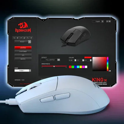 Redragon k1ng m724 wired gaming mouse mice & trackballs