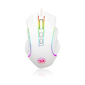 Redragon m607 griffin 7200 dpi rgb gaming mouse keyboard & mouse wrist rests