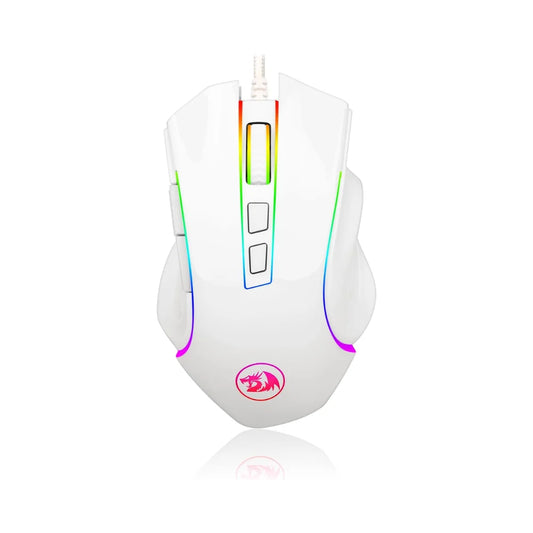 Redragon m607 griffin 7200 dpi rgb gaming mouse keyboard & mouse wrist rests