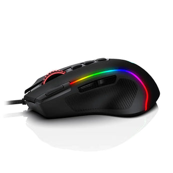 Redragon m612 predator rgb optical gaming mouse keyboard & mouse wrist rests