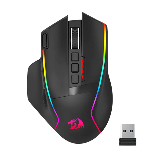 Redragon m915wl wireless gaming mouse ergonomic mouse 16000 dpi with rapid