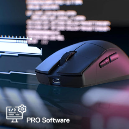 Redragon m916 pro 3-mode wireless gaming mouse 4k (26000 dpi) mouse pads