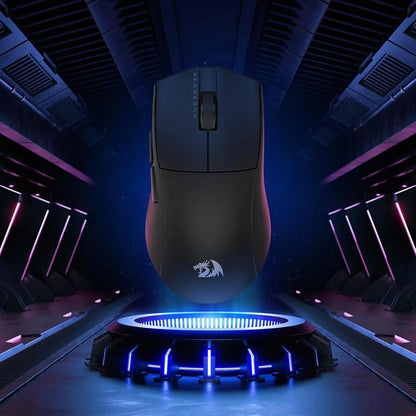 Redragon m916 pro 3-mode wireless gaming mouse 4k (26000 dpi) mouse pads