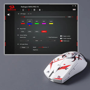 Redragon m916ak pro 3-mode anime gaming mouse 42g ultra-light 26k dpi gaming