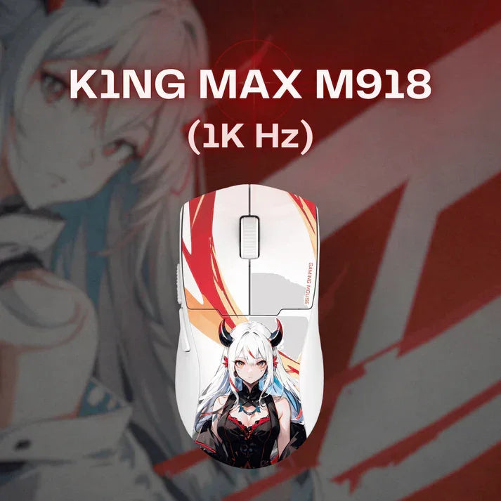 Redragon m918ak 3-mode wireless gaming mouse 55g lightweight 26k dpi mouse