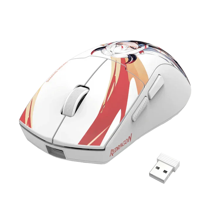Redragon m918ak 3-mode wireless gaming mouse 55g lightweight 26k dpi mouse