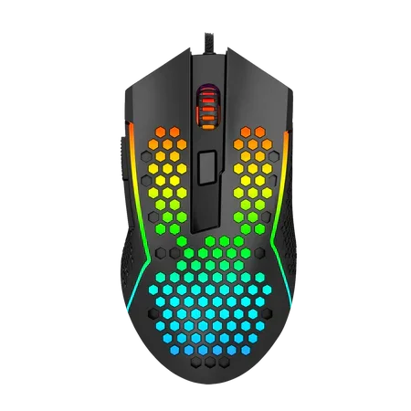 Redragon m987-k lightweight 55g honeycomb gaming mouse rgb 12000 dpi