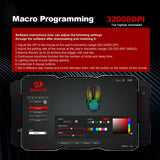 Redragon m987p-k reaping elite lightweight rgb gaming mouse