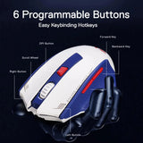 Redragon m994 wireless bluetooth gaming mouse