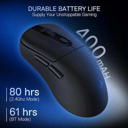 Redragon m998 lightweight wireless gaming mouse with rgb magnetic charging dock