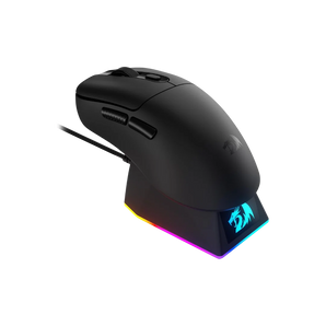 Redragon m998 lightweight wireless gaming mouse with rgb magnetic charging dock