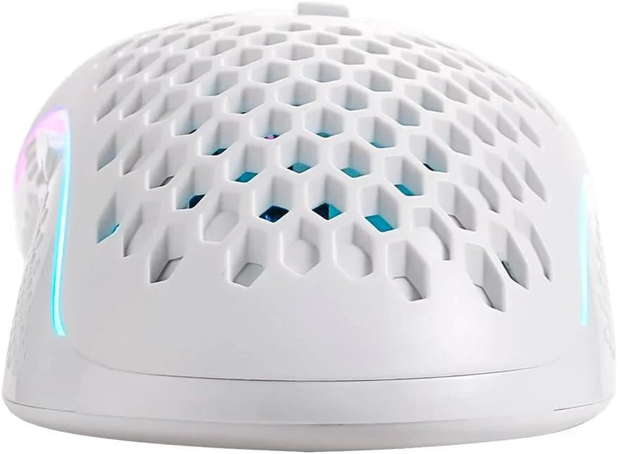 Redragon mouse gamer storm pro m808w-ks white wireless honeycomb shape wireless