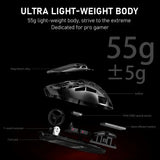 Redragon prism ultra m997 ult pro (8k hz) wireless gaming mouse 26000 dpi mice