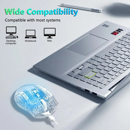 Redragon wired gaming mouse 24,000 dpi 7 programmable button 2 side buttons 8