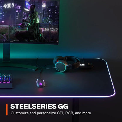 Steelseries rival 5 gaming mouse with prismsync rgb lighting and 9 programmable