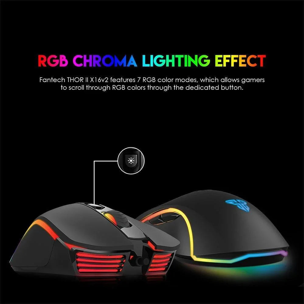 Thor ii x16 v2 macro rgb gaming mouse
