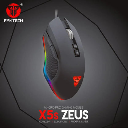Zeus x5s macro pro gaming mouse