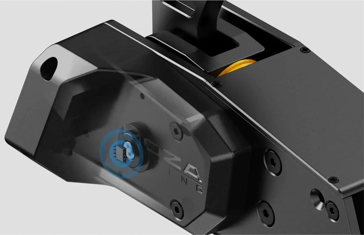 Moza hbp handbrake with 16 bit high precision position sensor,dual mode and multi-angle adjustable racing simulator
