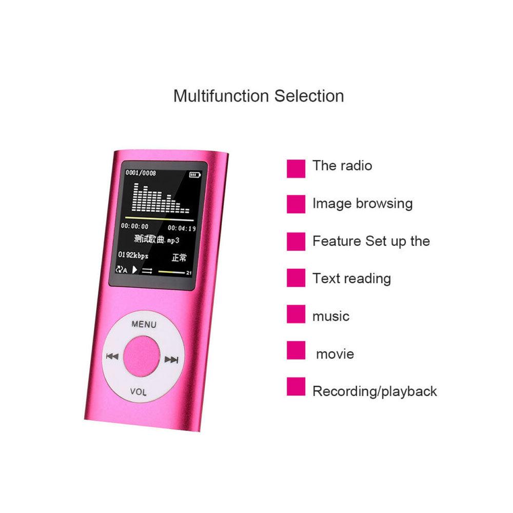 Mp3 mp4 1.8" lcd music video media player fm radio - Fun Touch