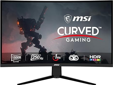 Msi g32c4x, 32" gaming monitor, 1920 x 1080 (fhd) curved gaming monitor - Fun Touch