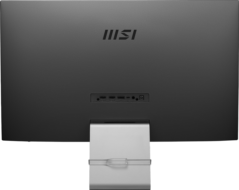 Msi modern md271ul, 27" monitor, 3840 x 2160 (uhd), ips, 60 hz, 4ms, hdmi, dp port, usb c, tilt, silver - Fun Touch