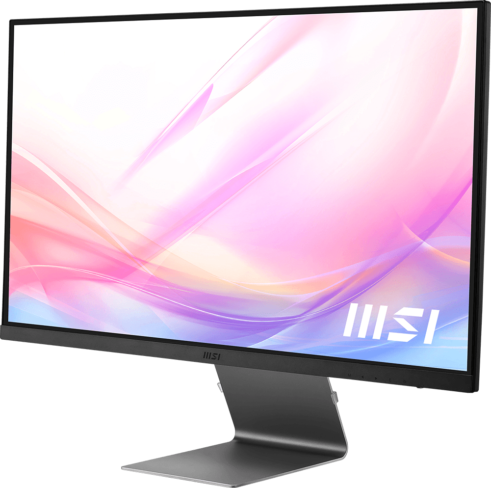 Msi modern md271ul, 27" monitor, 3840 x 2160 (uhd), ips, 60 hz, 4ms, hdmi, dp port, usb c, tilt, silver - Fun Touch