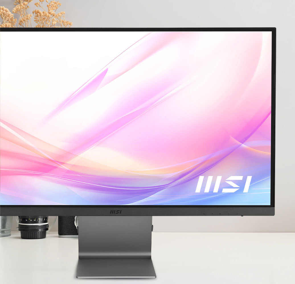 Msi modern md271ul, 27" monitor, 3840 x 2160 (uhd), ips, 60 hz, 4ms, hdmi, dp port, usb c, tilt, silver - Fun Touch