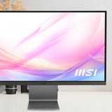 Msi modern md271ul, 27" monitor, 3840 x 2160 (uhd), ips, 60 hz, 4ms, hdmi, dp port, usb c, tilt, silver - Fun Touch