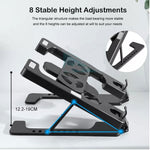 Multi position foldable bracket laptop cooler tablet stand h688 JOD 18