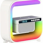 Multifunctional Alarm Clock Wireless Mobile Phone Wireless Charging RGB Cables