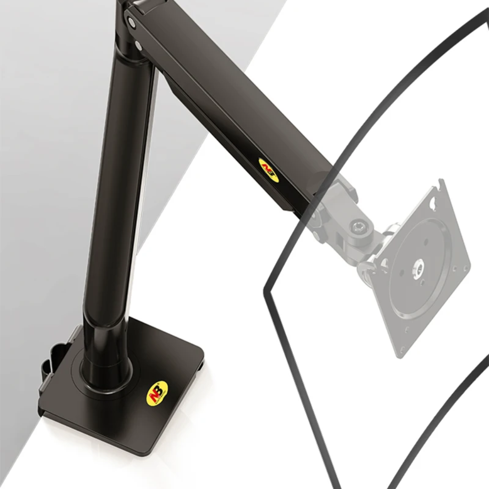 NB G40 Gas Spring Arm 22 40 inch Curved Arc Screen Desktop Monitor Holder Tower