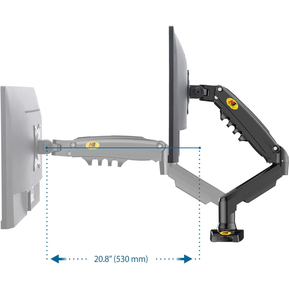 NB North Bayou F80 Monitor Stand 17 30”Monitors Tower Case & Monitor