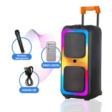 NDR 1097 High Quality Professional Sound EQ Party Portable Wireless Trolley