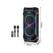 NDR 822 Outdoor Portable Double 8 Inches Wireless Party Box Bluetooth Large