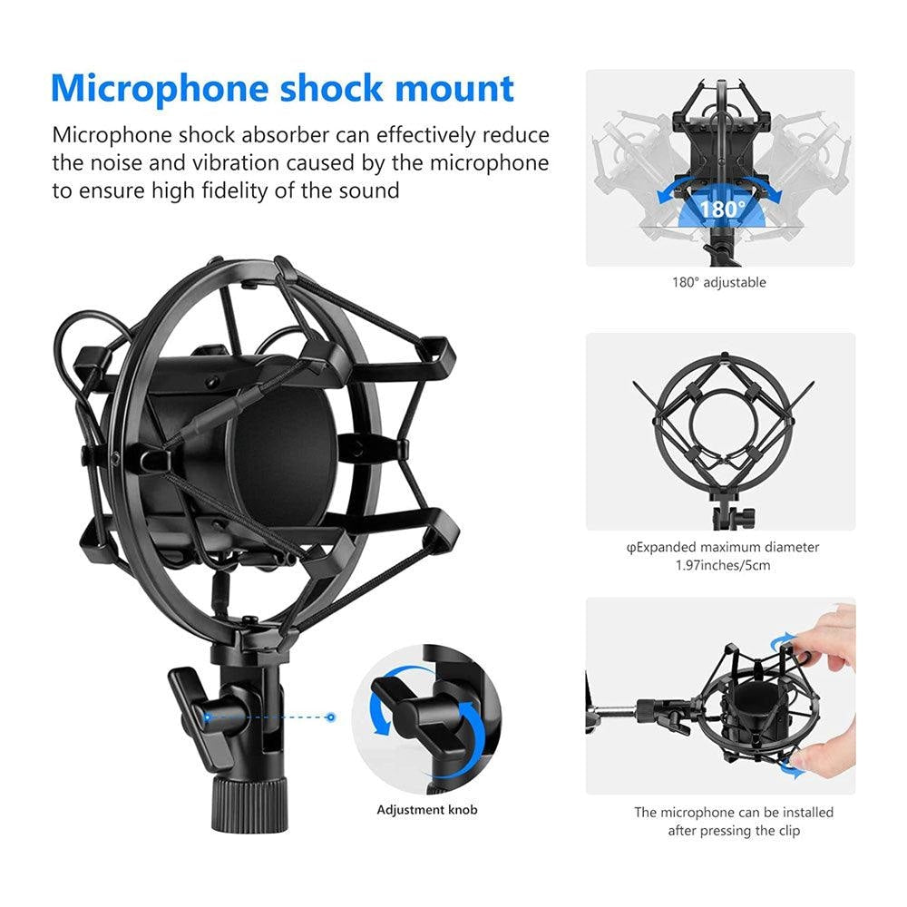 Neewer NB 35 Microphone Suspension Boom Scissor Arm Stand Streaming