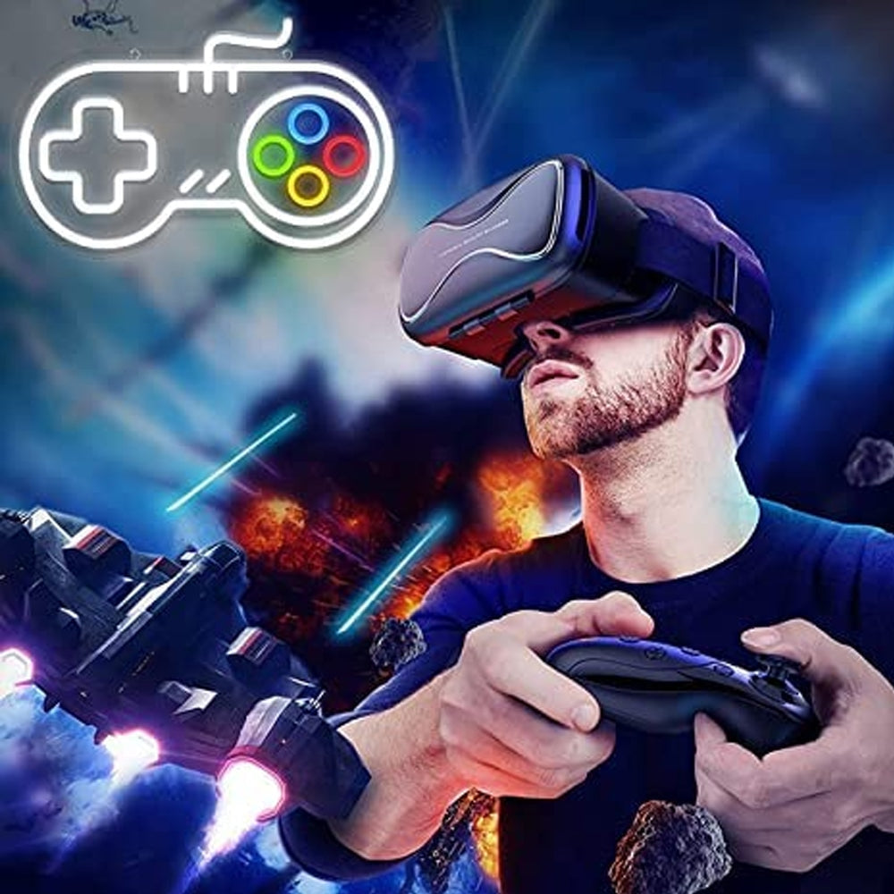 NEON SIGNS ’Game Remote’ 14 x 10 Inches Decor Lightning