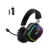 Attack shark g800 wireless rgb gaming headset:7.1 surround sound-50mm