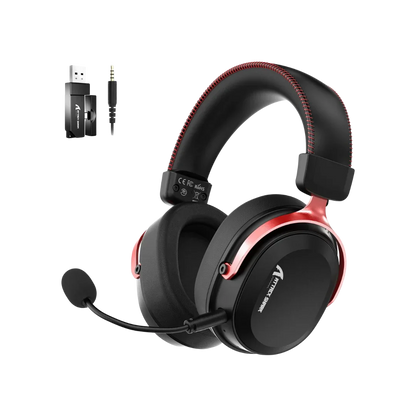 Attack shark l30pro wireless gaming headset with 2.4ghz/bt/wired long battery