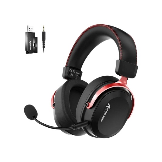 Attack shark l30pro wireless gaming headset with 2.4ghz/bt/wired long battery