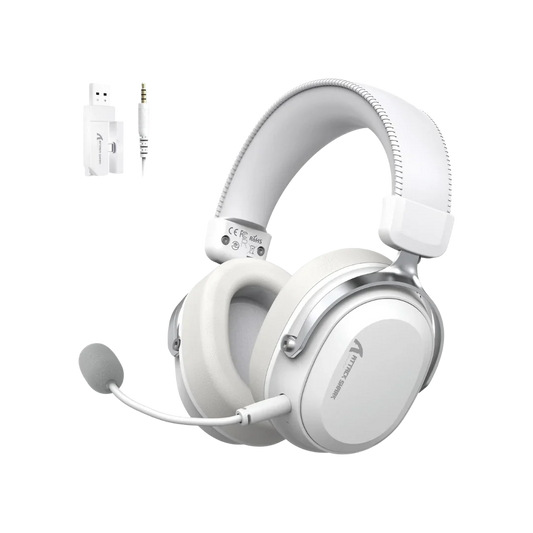 Attack shark l30pro wireless gaming headset with 2.4ghz/bt/wired long battery