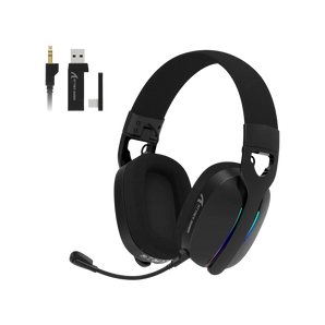 Attack shark l90 ultra-light wireless headset,rgb,foldable,triple-