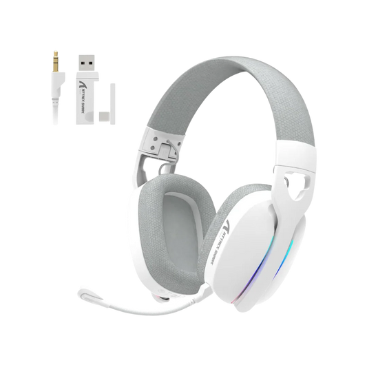 Attack shark l90 ultra-light wireless headset,rgb,foldable,triple-